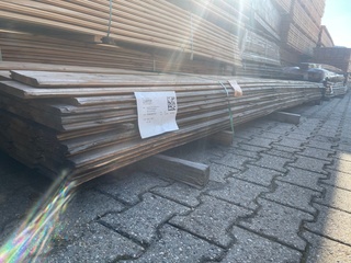 Ca. 82x Douglas Veer en Groef, 18x145mm, lengte 500cm